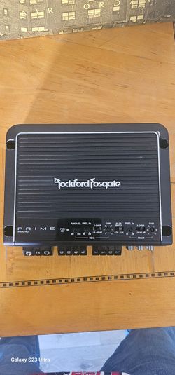 Rockford R400-4D Prime 400W Full Range Class D 4 Channel Amplifier. .