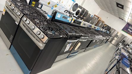 New Stainless Steel Gas Range Financing Available