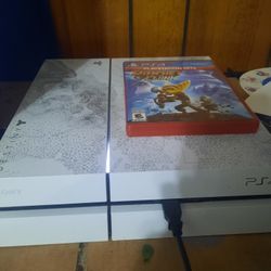 Sony Playstation 4 PS4 video Game Console 500gb White Destiny Edition