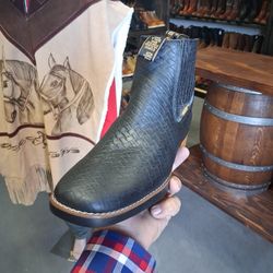 Botines De Piel De México Cómodas Rodeo 