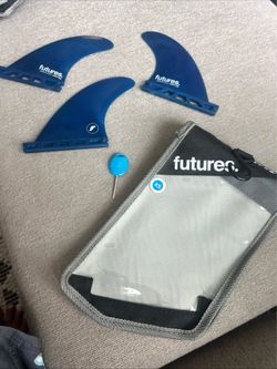 Brand new Thruster Futures F2 surfboard fins