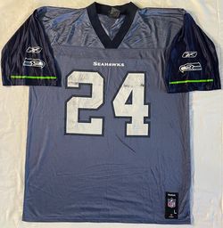 VINTAGE REEKBOK Seattle Seahawks Marshawn Lynch Jersey - Men’s L