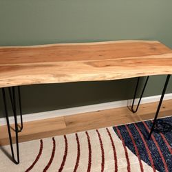 Live Wood Edge Table