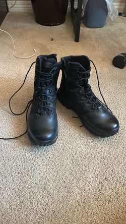 First Tactical Boots — Men’s 11.5 Wide — Never Worn