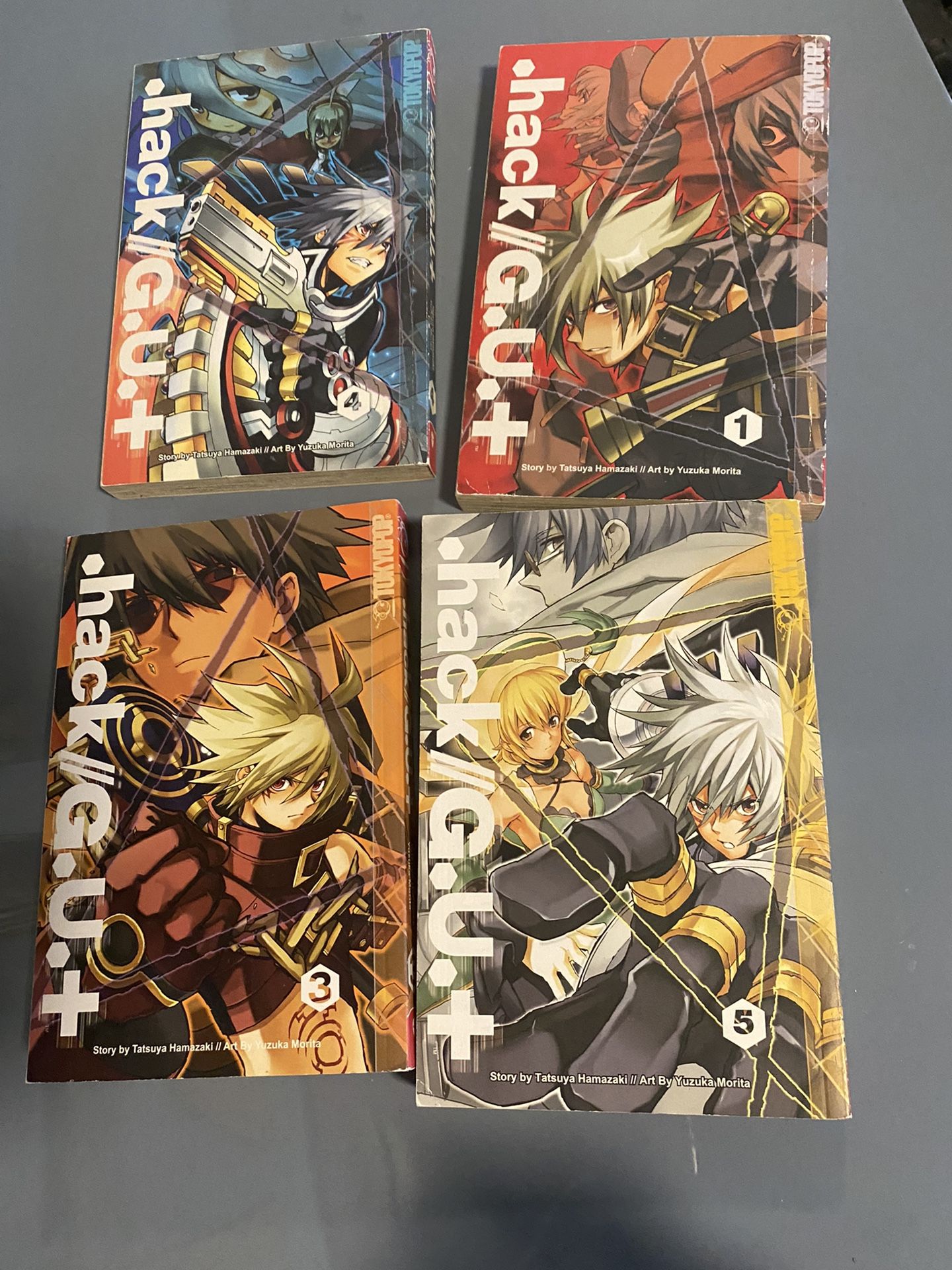 .hack G.U.+ Manga English by Tatsuya Hamazaki Tokyopop 1, 3-5 OOP