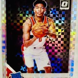 RUI HACHIMURA 2019-20 Optic Rated Rookie RC Checkerboard SSP Wizards Prizm NBA 4 Card LOT Emergent SILVER/GREEN AND RED CRUSADE ROOKIE CARDS!!