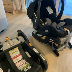 Chicco Car seat And Two Bases 