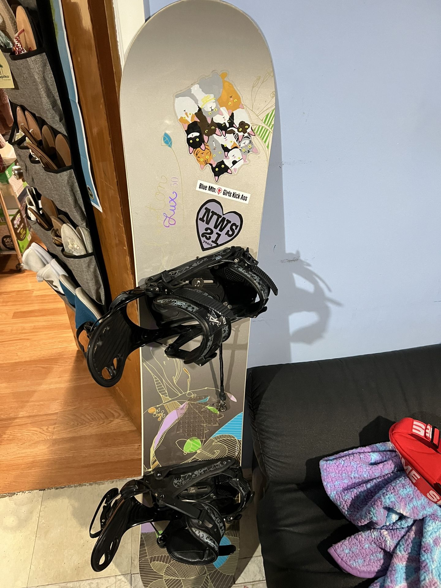 Burton Snowboard With Bindings