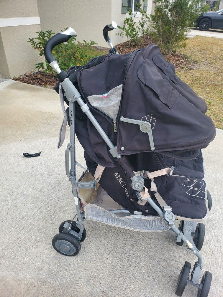 European Twin Stroller