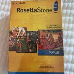 New Still Sealed Rosetta Stone Learn Spanish Set