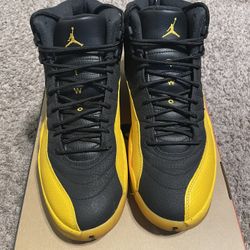 Jordan Retro 12 Black/Yellow Size 9 M