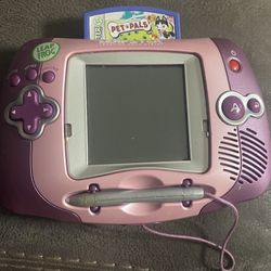 Leap Frog Leapster In Pink/purple With 1 Game