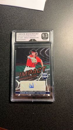 Carson Whisenhunt Rookie Auto Card
