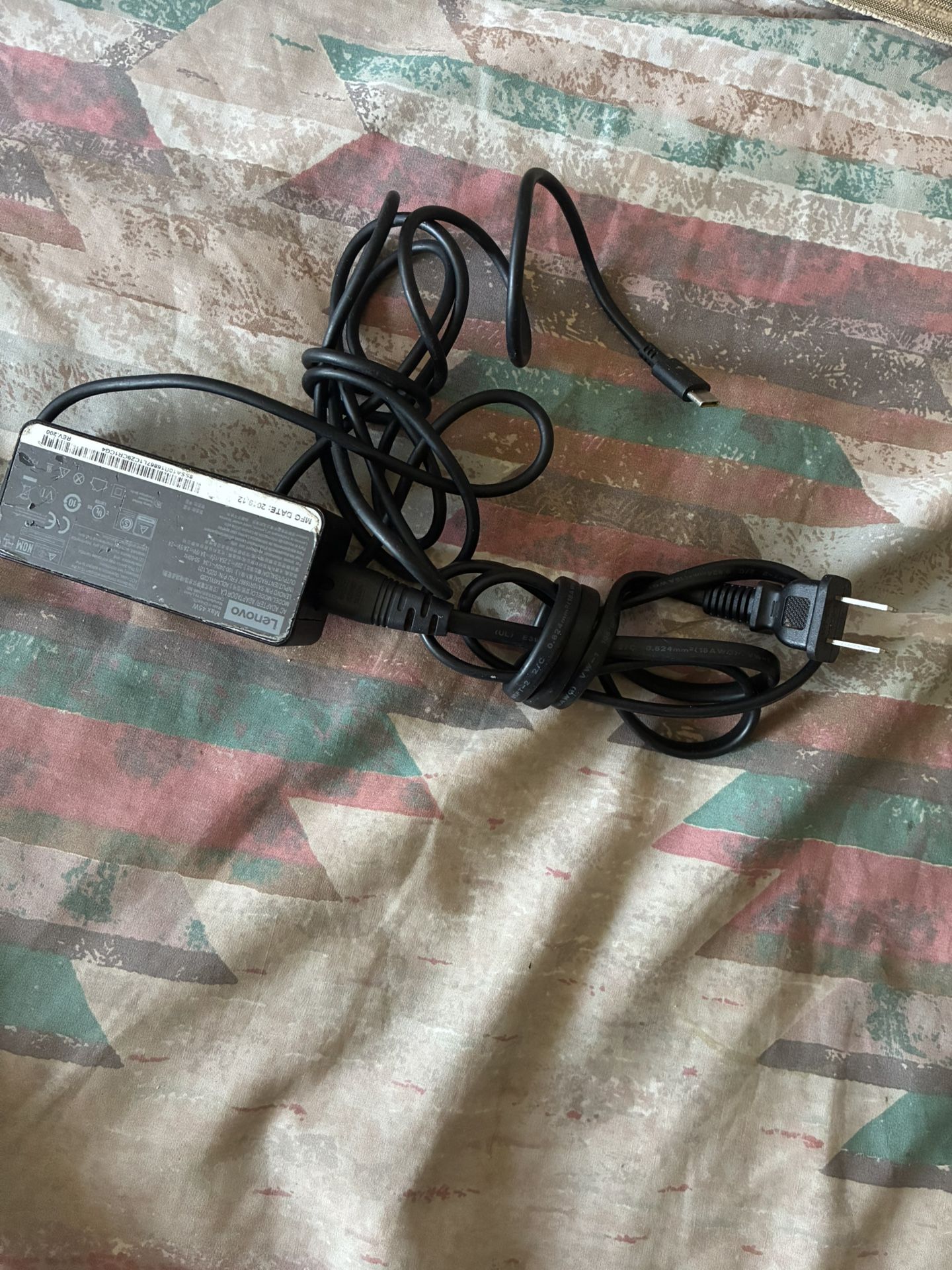 Lenovo 65W USB-C AC Charging Cable Type-C