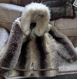 Vintage faux fur jacket