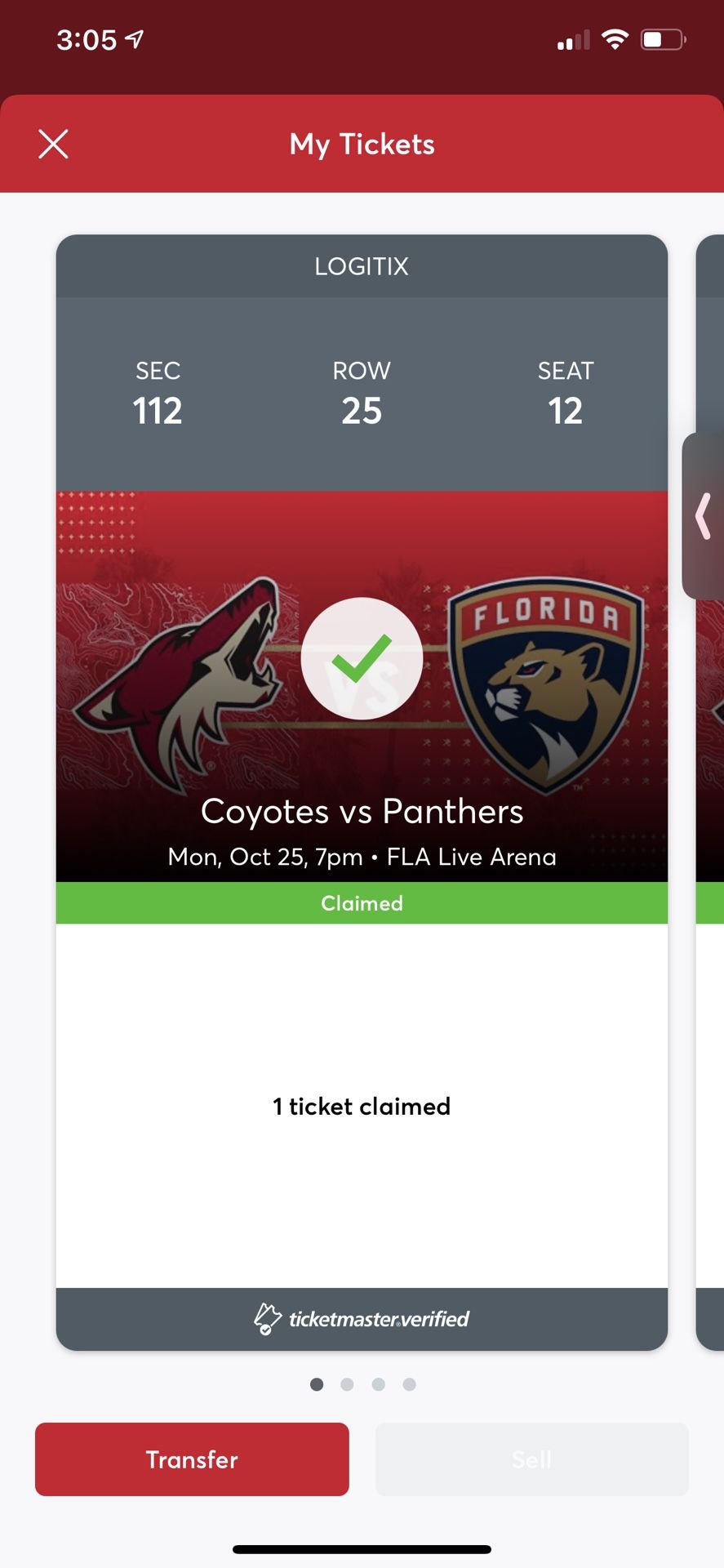 Panthers Tickets