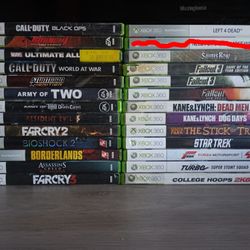 Xbox 360 Games Lot