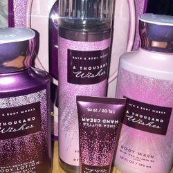 NEW Bath & Body Works A Thousand Wishes Set