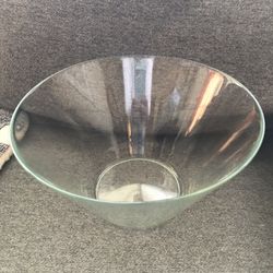 Clear Glass Serving Bowl
