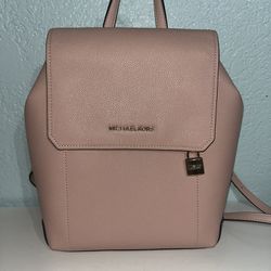 Micheal Kors Pink Backpack