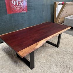 Solid Wood Live Edge Dining Table NEW Wayfair FREE DELIVERY 🚚 