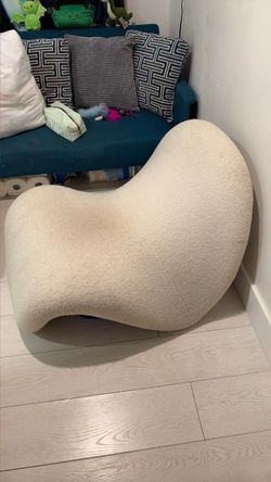 Modern white couch chair