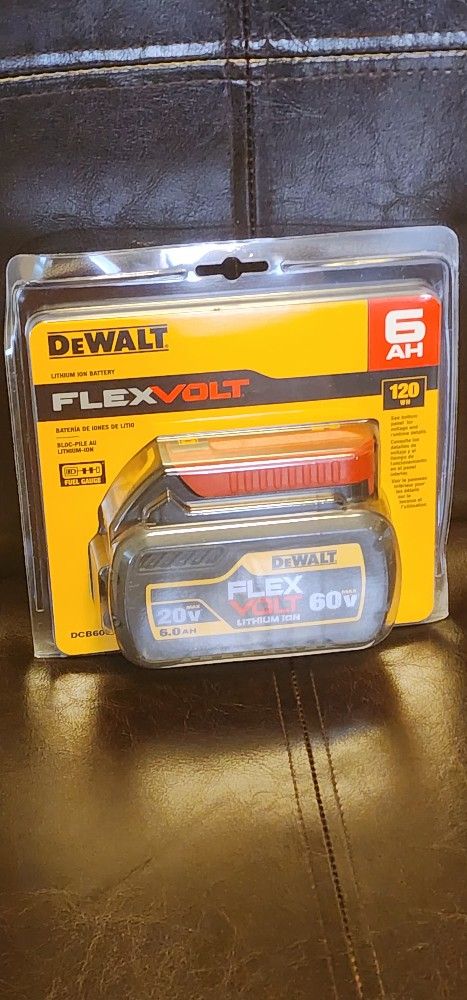 Dewalt Battery Flexvolt 6 Ah 