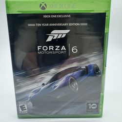 Forza Motorsport 6 Ten Year Anniversary Edition (Microsoft Xbox One) Sealed New