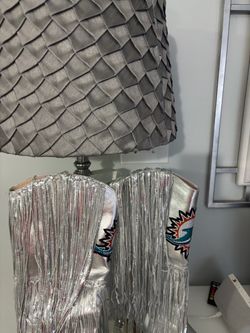Miami Dolphins women’s fringe boots