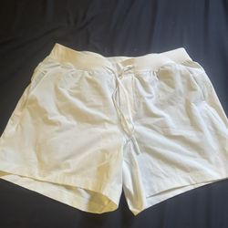 White Lululemon Shorts