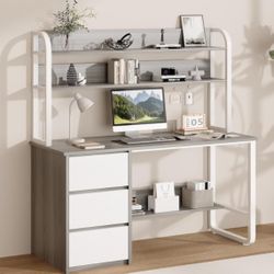 COMPUTER DESK WITH 3 DRAWERS AND SHELVING 💥79.00 💥👉 BRAND NEW 💥