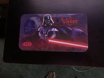 Darth Vader Tin box 8” long 4.25” top to bottom 1.5” deep