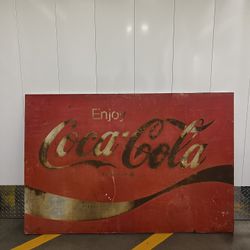 Vintage 1970’s Coca Cola Sign 