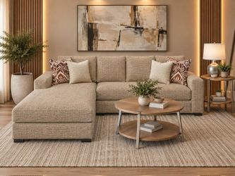 Modern Sectional with Chaise – Custom Colors