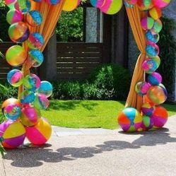 LANGXUN Heavy Duty Metal Square Backdrop Stand Arch