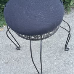 Padded Vanity Stool
