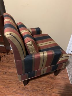 Striped chair
