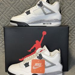 Air Jordan 4 Retro OG ‘White Cement’ 2025 (Men Size 10)