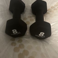 8 Pound Dumbbells 