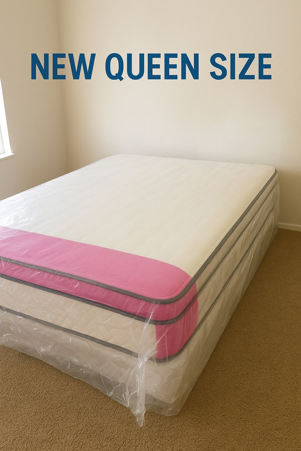 New Queen Mattress And Box Spring 2pc