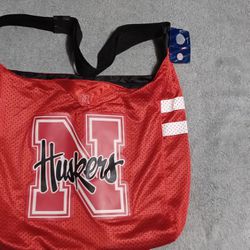 Nebraska Huskers Jersey Tote Stitched Brand NEW STRAP