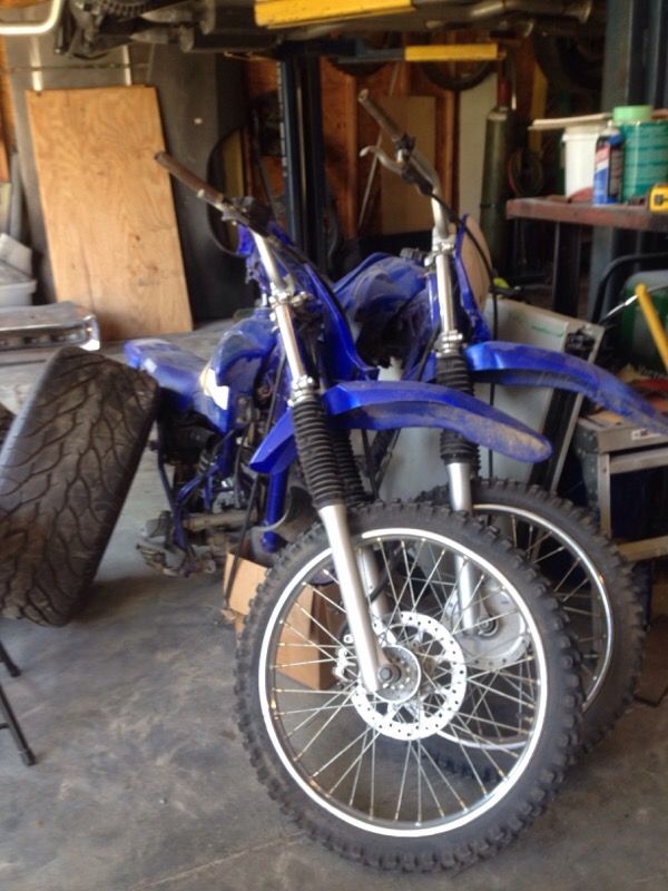 Ttr125 big wheel and ttr125 small wheel