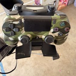PlayStation Remotes And Charger 