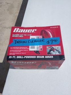 Drain cleaner 25'