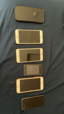 Various old iPhones