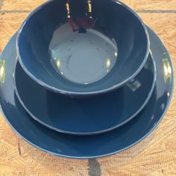IKEA Beautiful Bright Blue Dishes