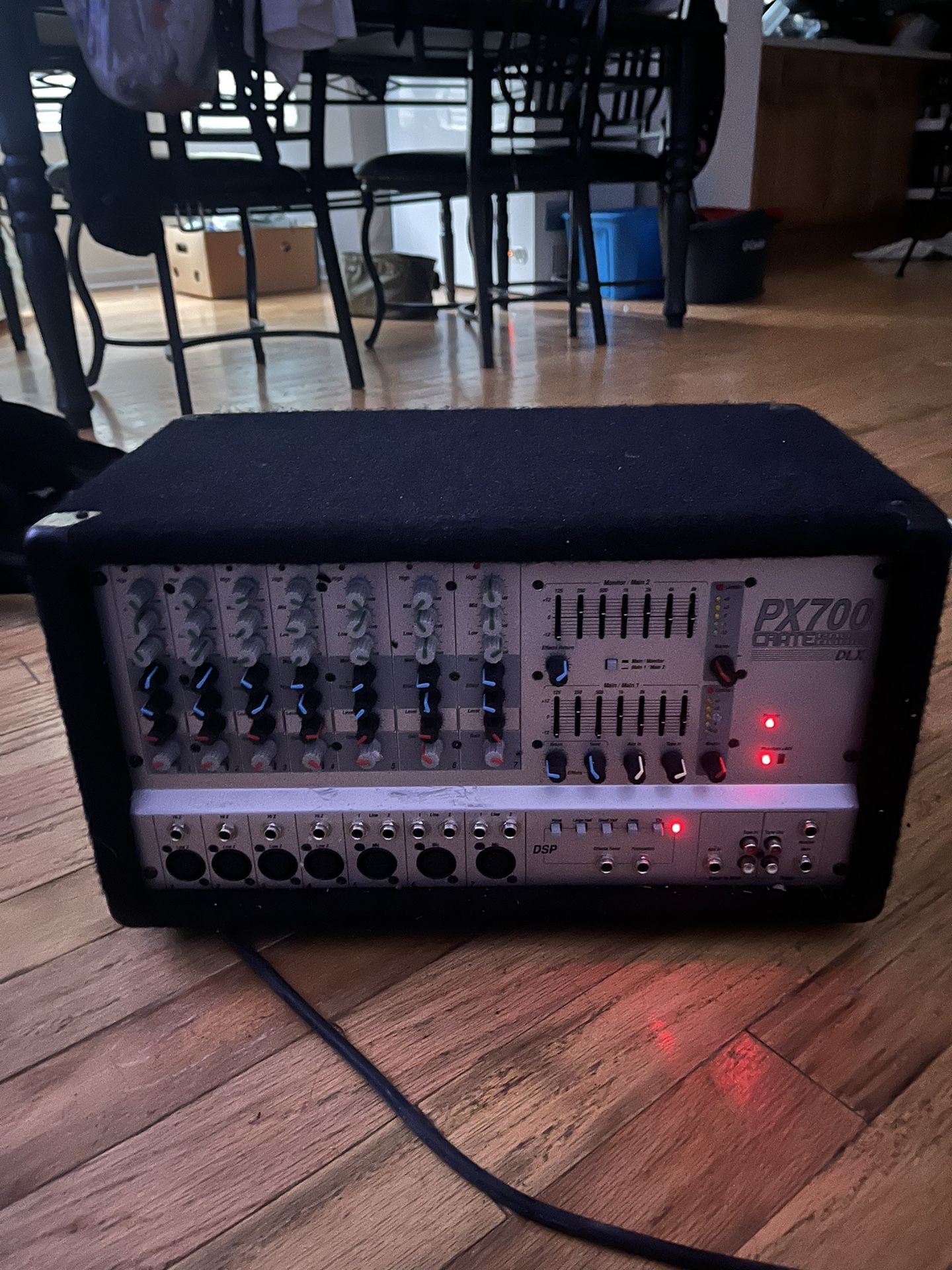 Crate PX700 Pro Audio DLX 200 Watts Powered Mixer 90's