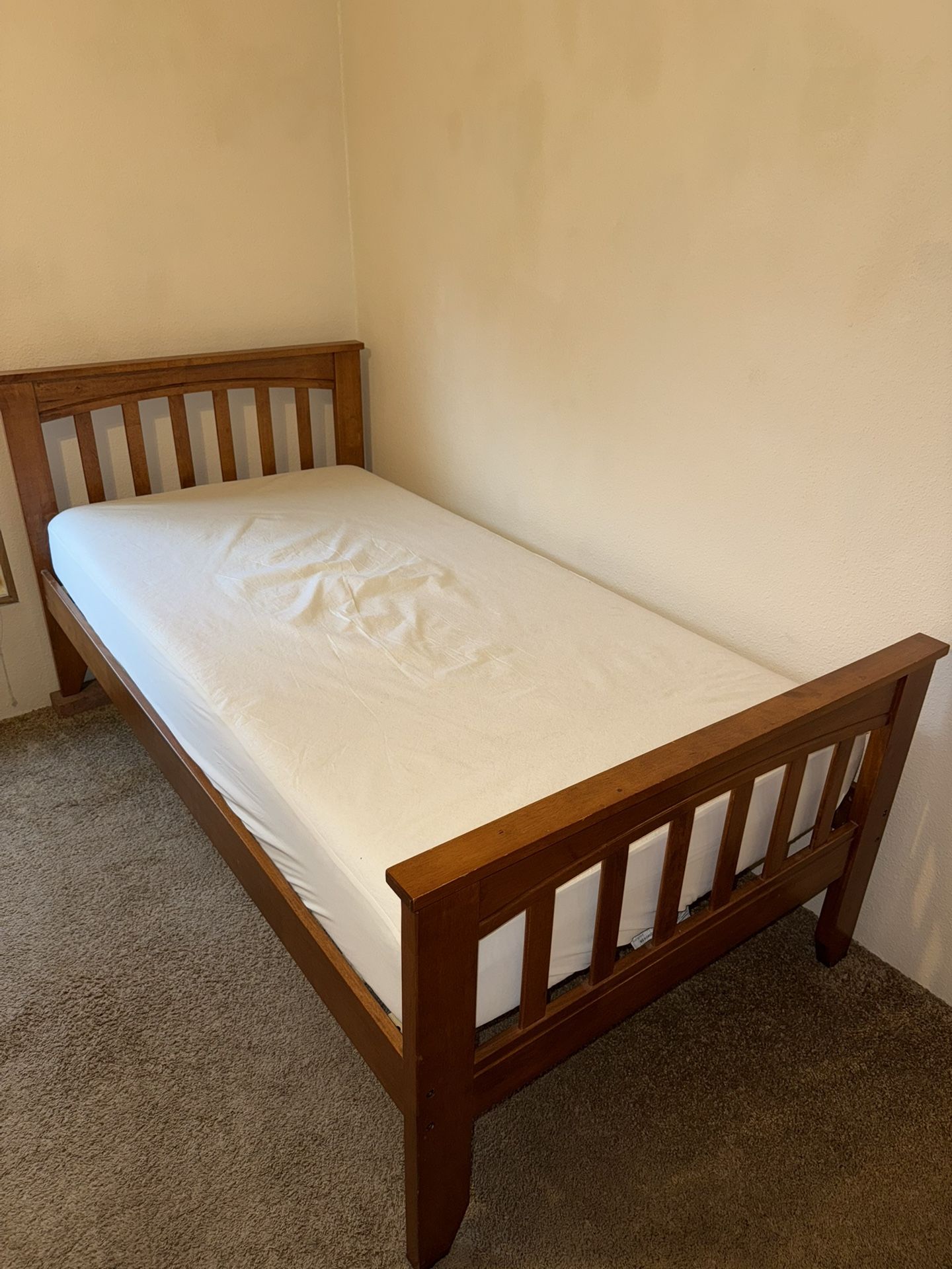 Twin Bed Frame And Mattress