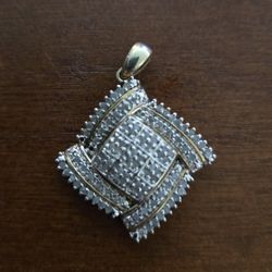 Gold Over Brass Pendant 