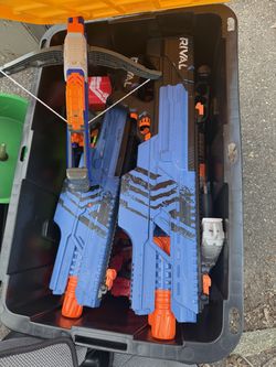 Box of Nerf guns